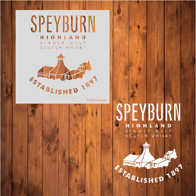SPEYBURN Whiskey Stencil