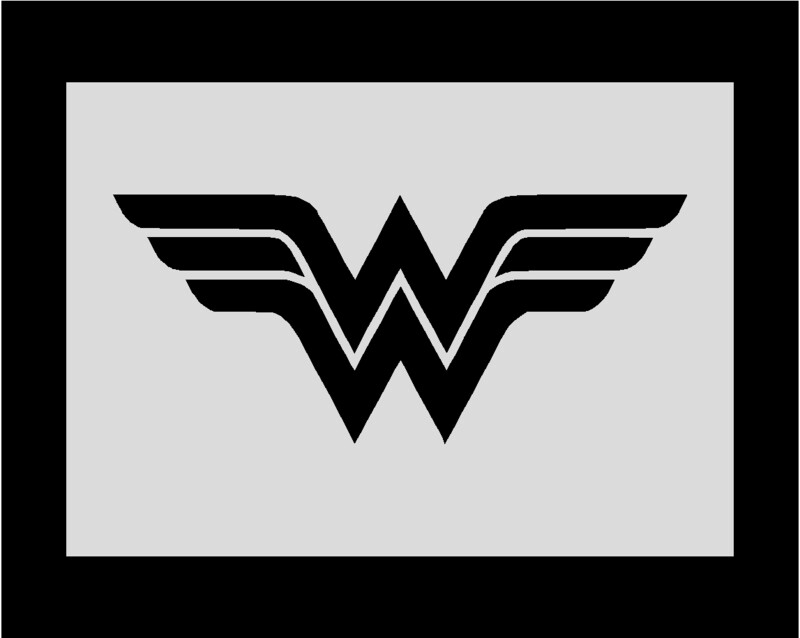 Wonder woman Stencil