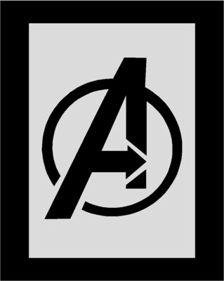 Avengers Stencil
