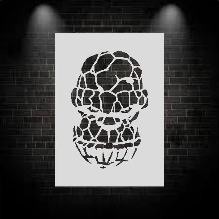 Fantastic Four  Rock Stencil