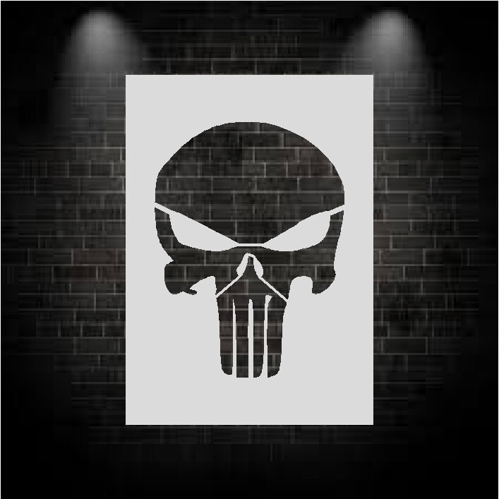 The Punisher Stencil