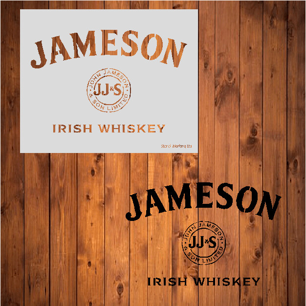 JAMESON WHISKY  Stencil