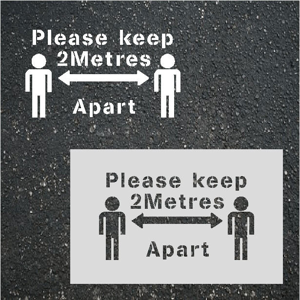 2 MTR SOCIAL DISTANCE STENCIL 6