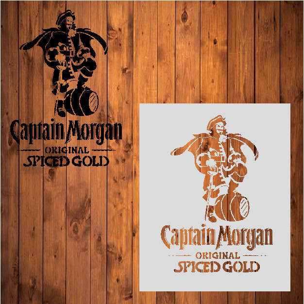 Captain Morgan Stencil