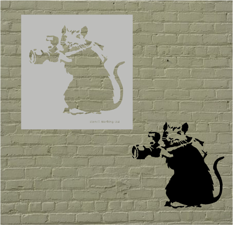 Banksy Paparatzzi  Stencil