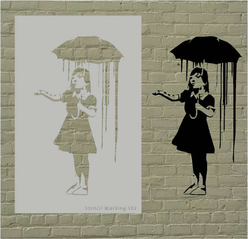 Banksy long way home Stencil