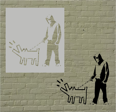 Banksy Hoodie Stencil