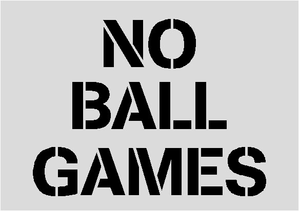 NO BALL GAMES