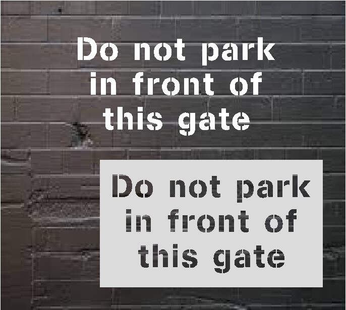 DO NOT PARK