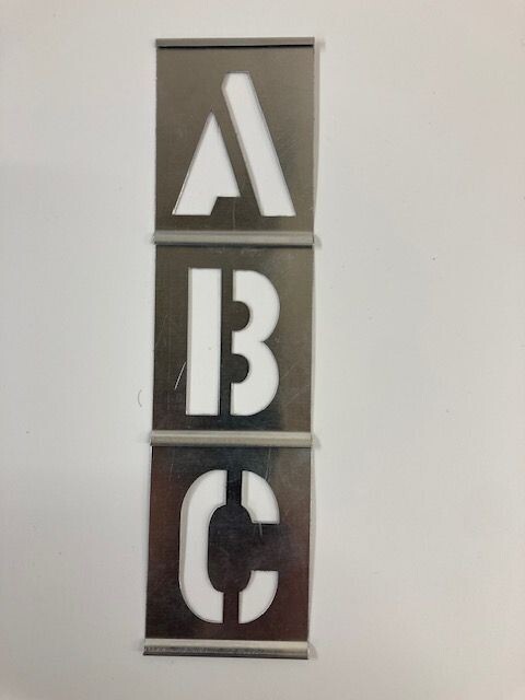 A-Z VERTICAL INTERLOCKING LETTER SET