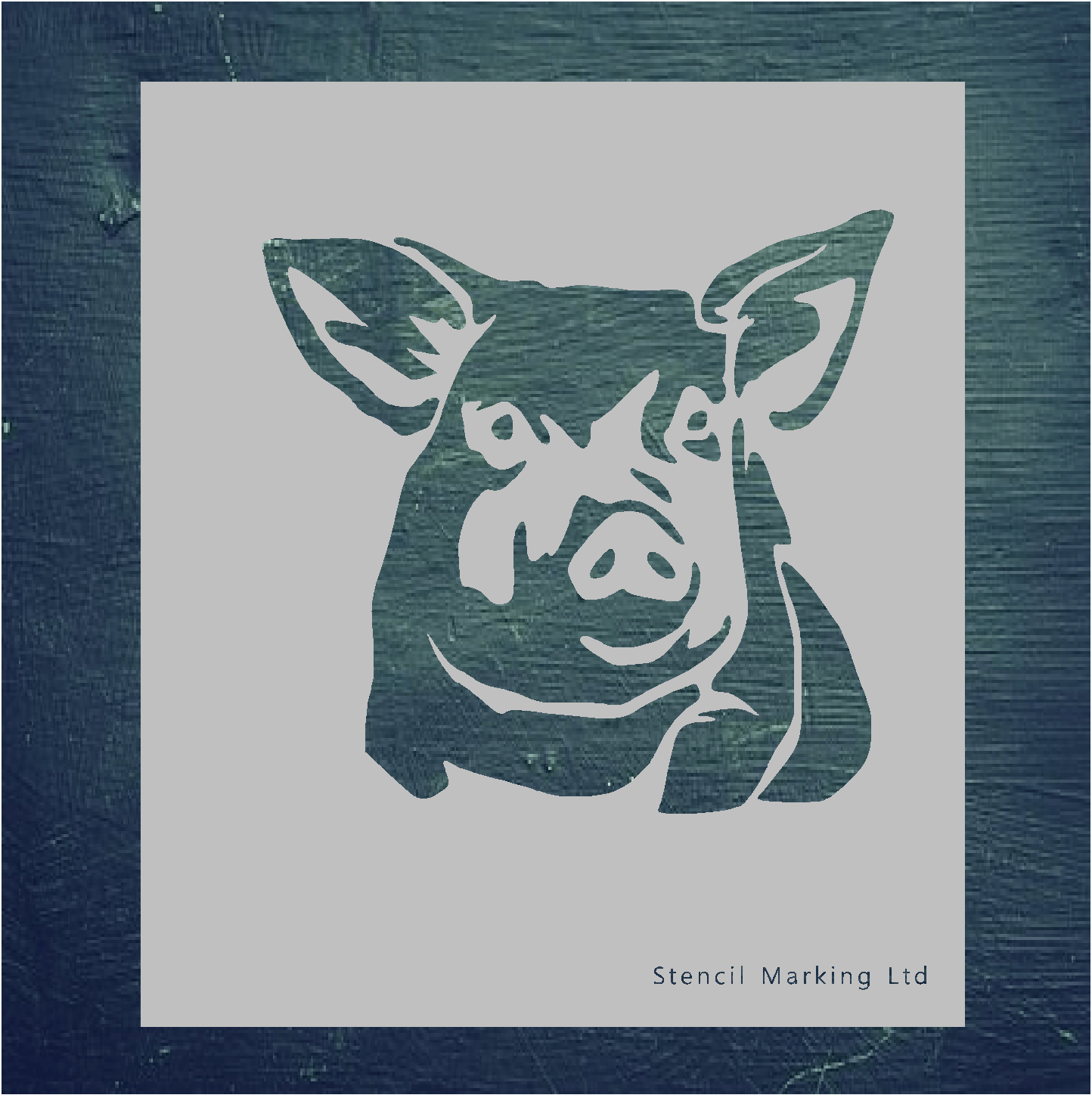 Pig  Stencil