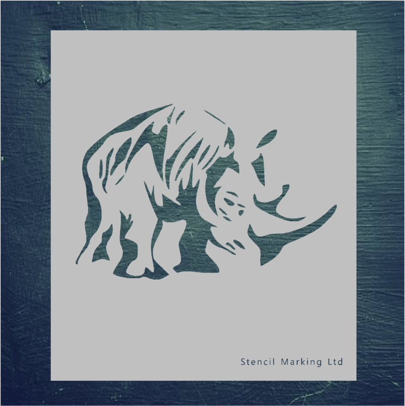 Rhino  Stencil
