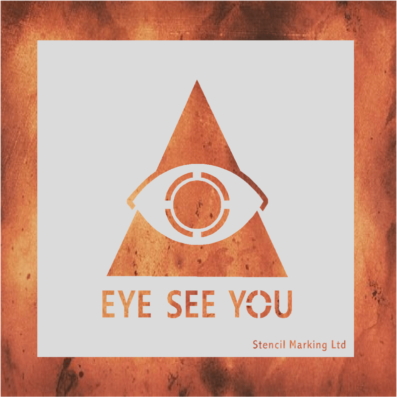 Eye See You  Stencil