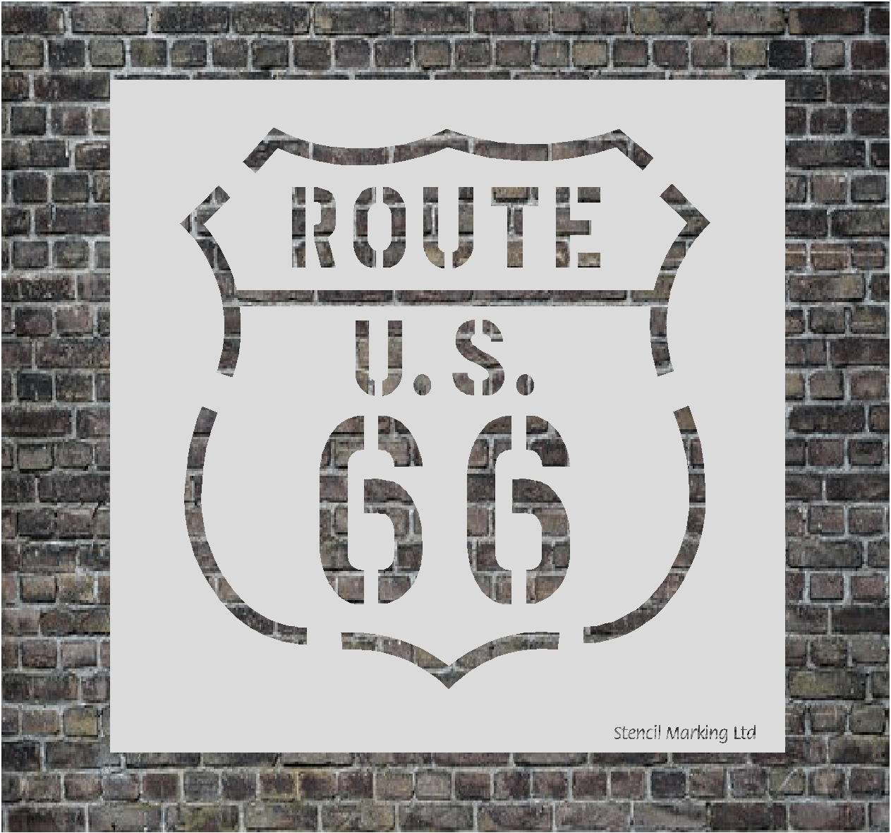 Route 66  Stencil