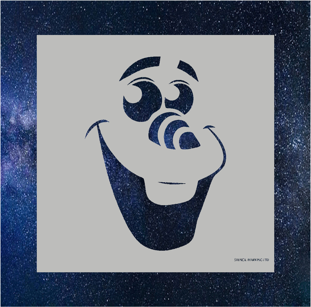 Olaf Stencil olaf-stencil