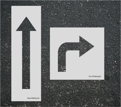 Direction Arrow Stencil Pack