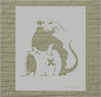 Toxic Rat Stencil