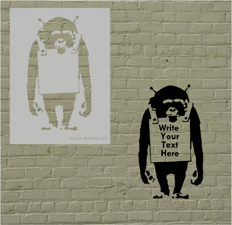 Monkey  Stencil