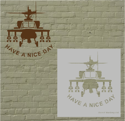 HAVE A NICE DAY Stencil