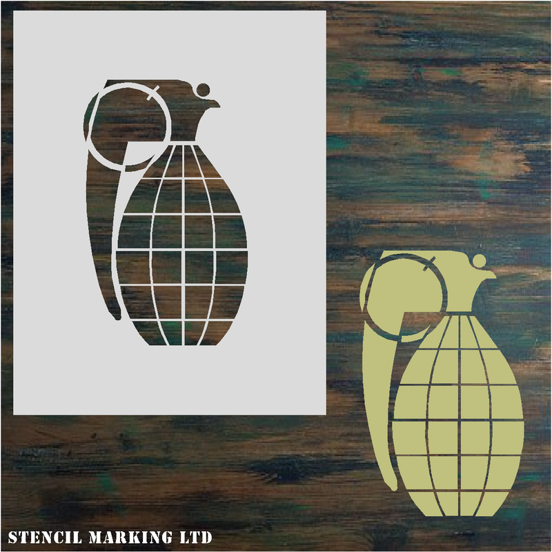 Grenade  Stencil