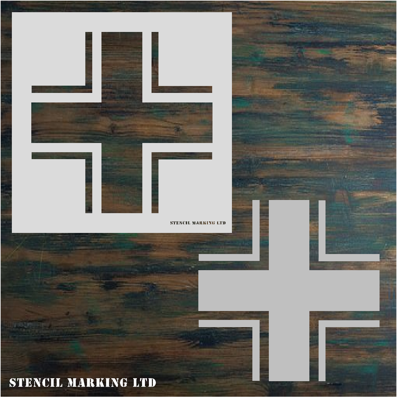 German Cross  Stencil