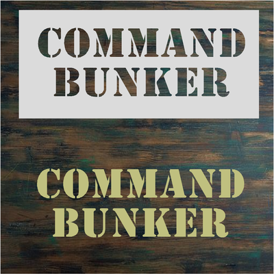 COMMAND BUNKER Stencil