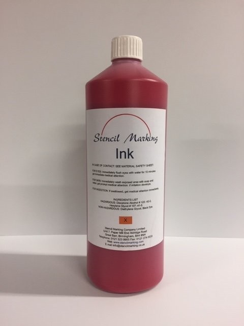 RED MARKING INK