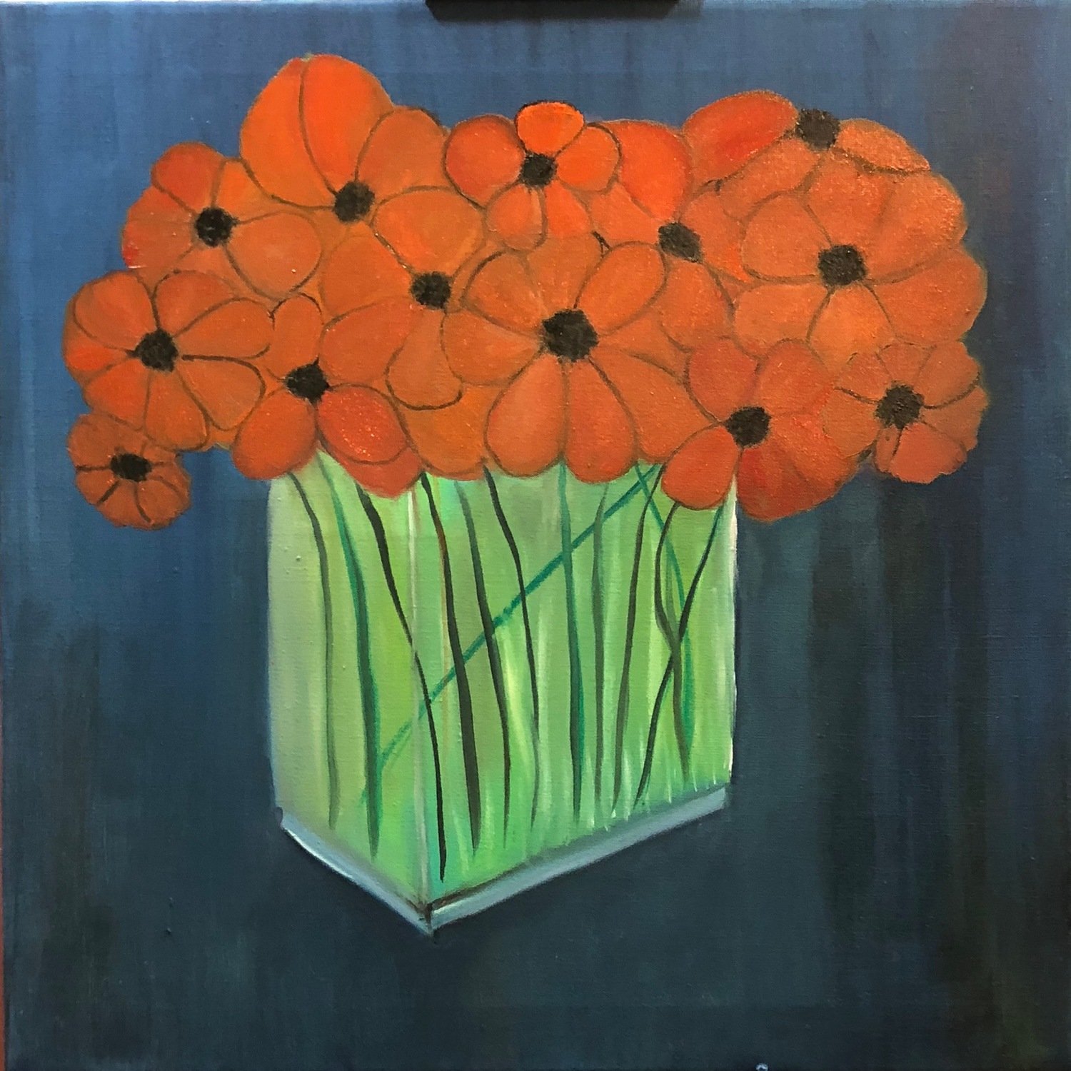 Pocket Full, Oil On Canvas 24&quot; x 24&quot;  June 2018