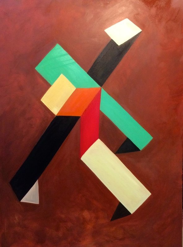 IO. Large Oil On Canvas