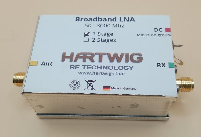 Low Noise Preamplifier Broadband WB - Gehäuse