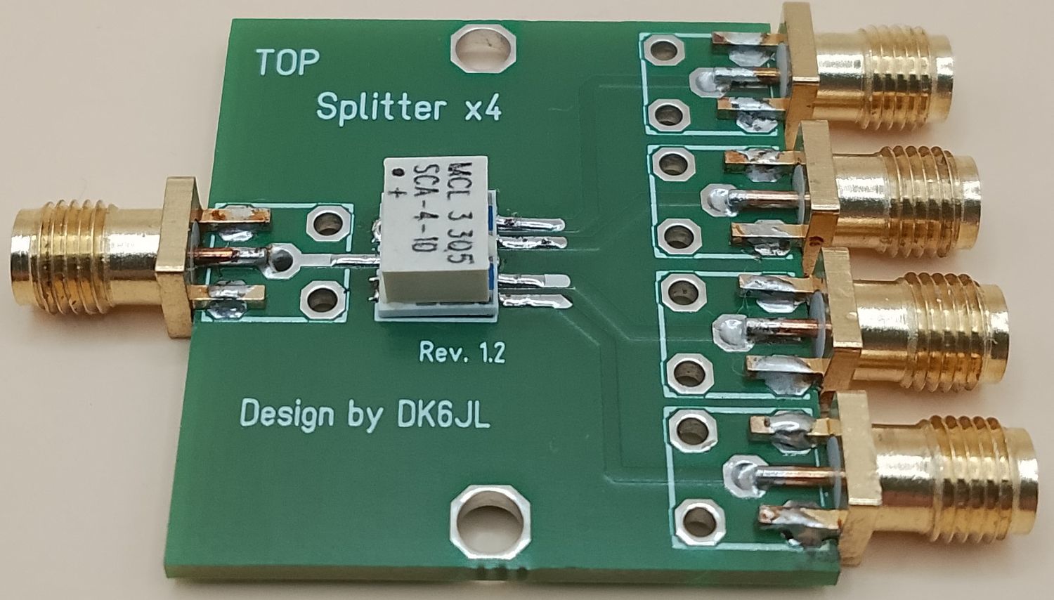 SDR-Splitter,Combiner 5-1000 MHz, for 4 RX