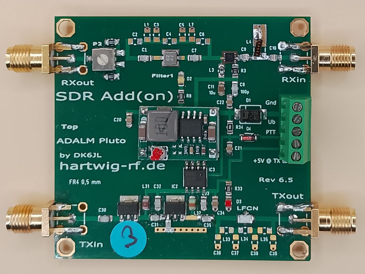 Analog Devices ADALM- Pluto,SDR Add(ON),23 cm,DATV