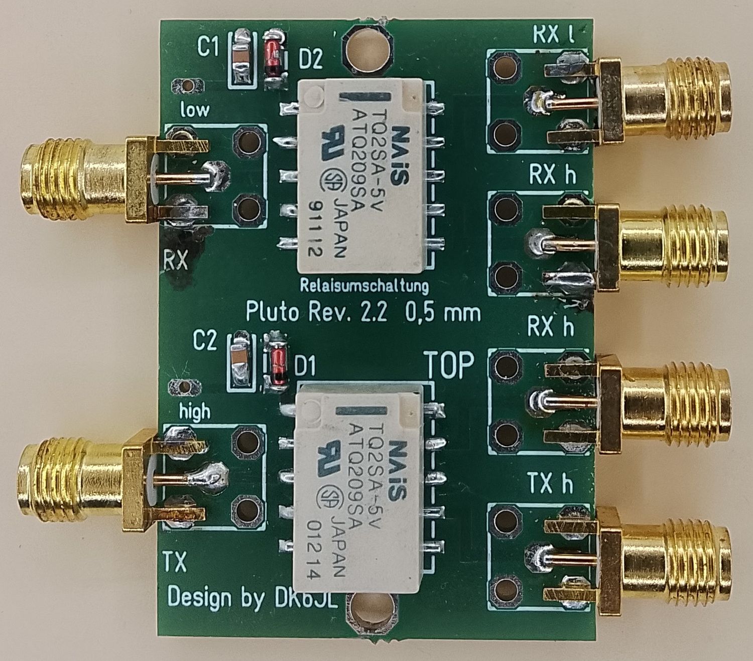 Umschaltung vom Pluto auf 2 x SDR Add(ON)
