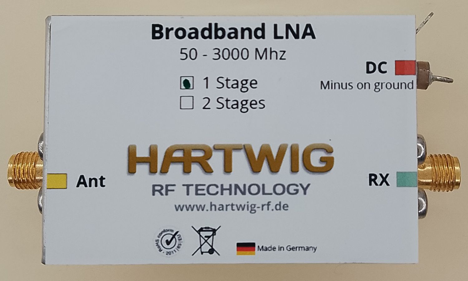 Breitbandverstärker LNA  50 MHz - 2,5 GHz