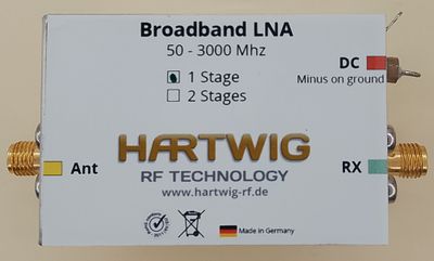 Breitbandverstärker LNA 50 MHz - 2,5 GHz