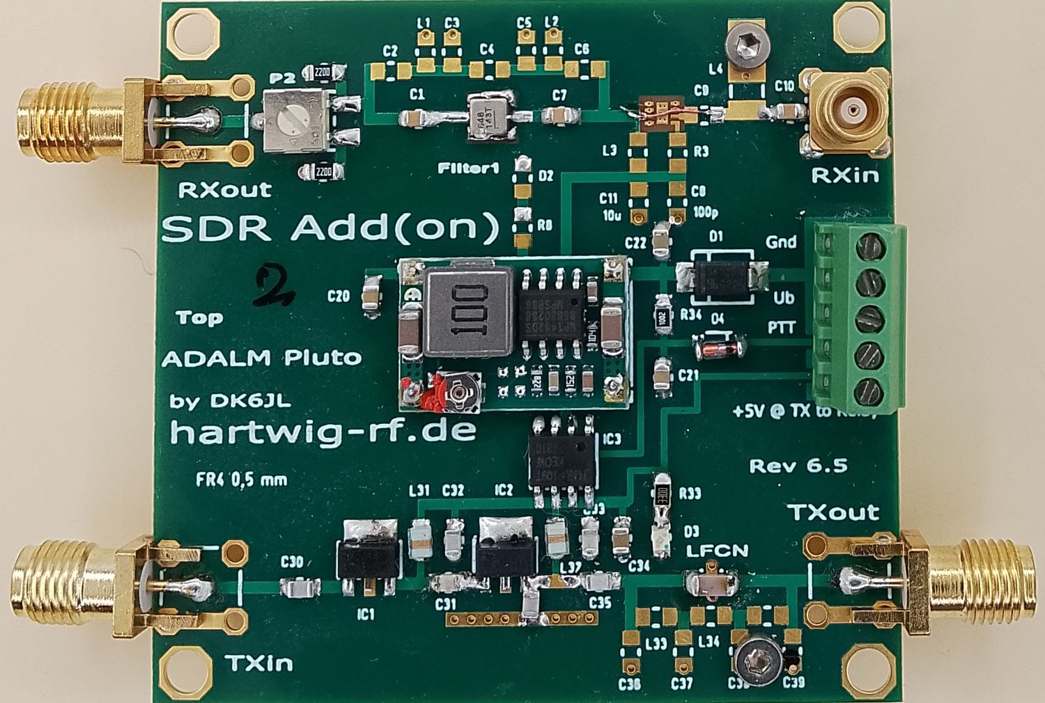 Analog Devices ADALM- Pluto, QO - 100 Zusatz