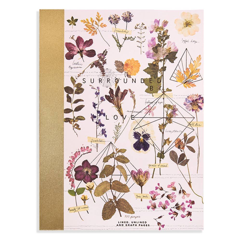 "Love Garden" Clothbound Notebook