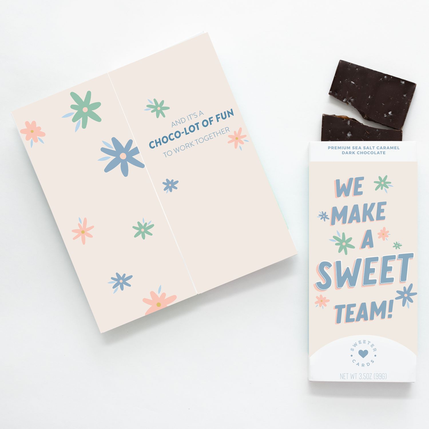 "Sweet Team" Chocolate Card – NEW!