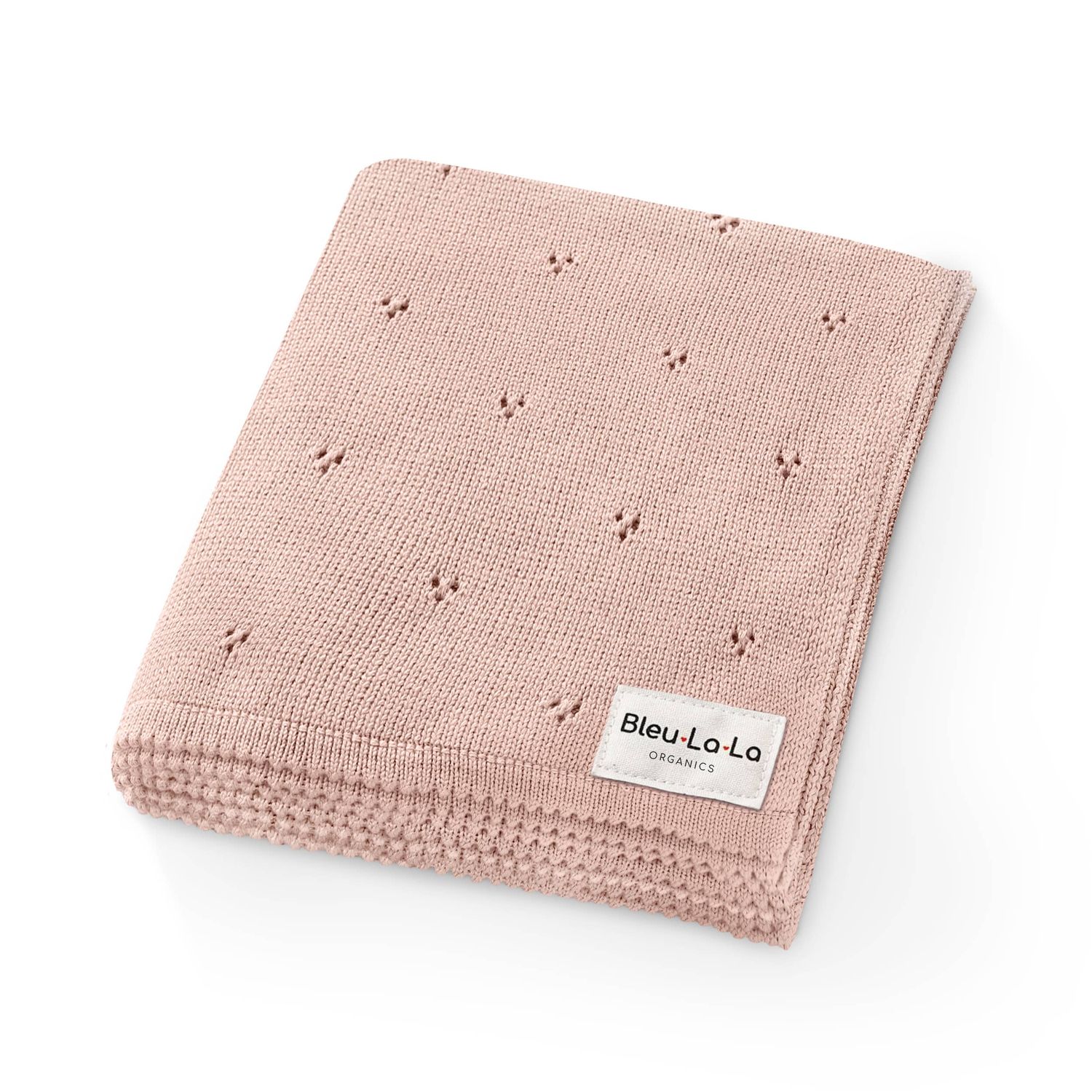 100% Organic Cotton Pointelle Swaddle Receiving Baby Blanket: Ballet Slippers