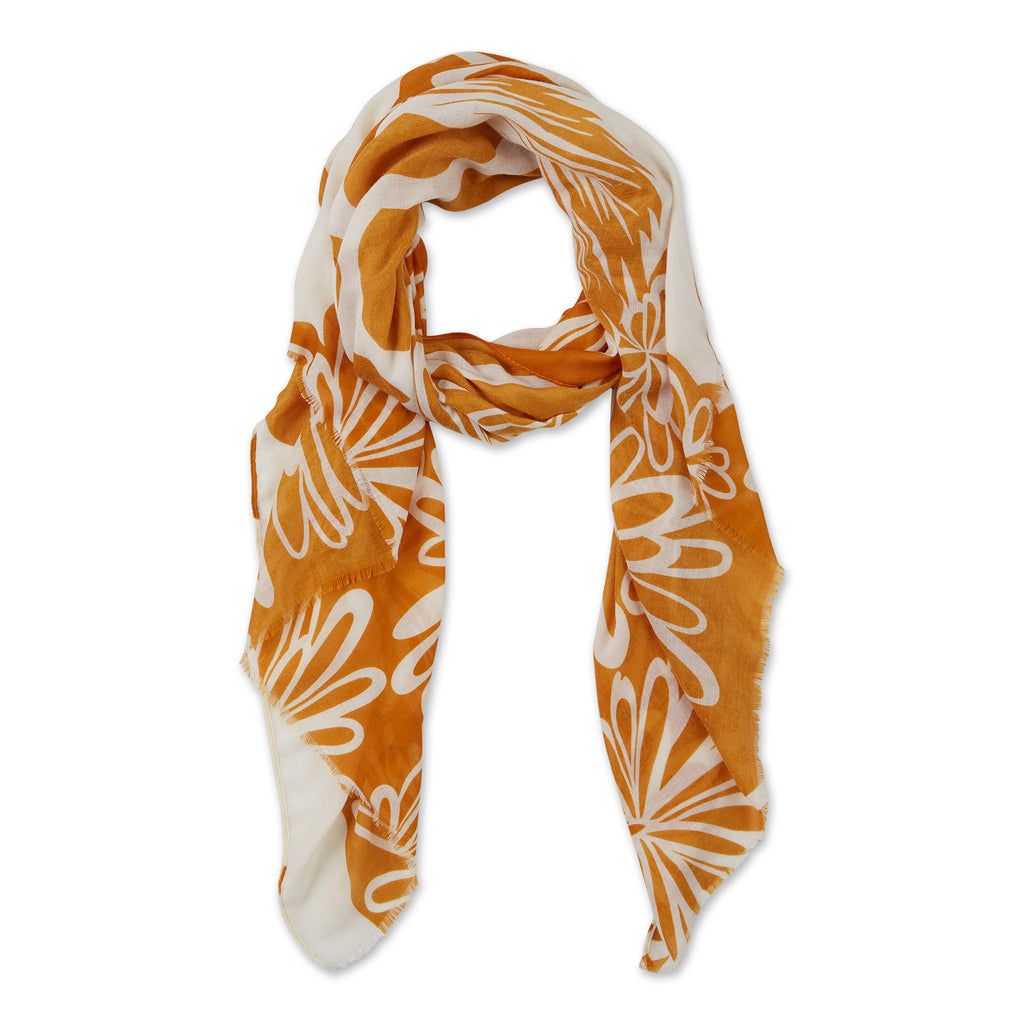 Amber Flower Power Scarf
