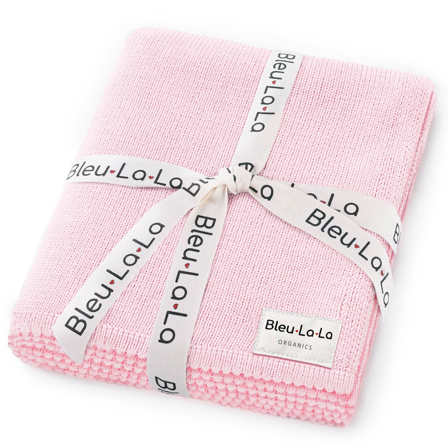 100% Organic Luxe Baby Blanket : Blush Pink