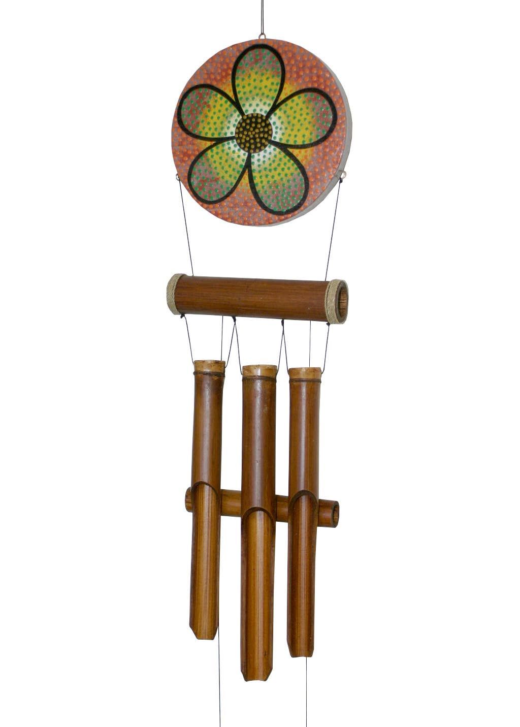 Abstract Flower Dots Harmony Wind Chime