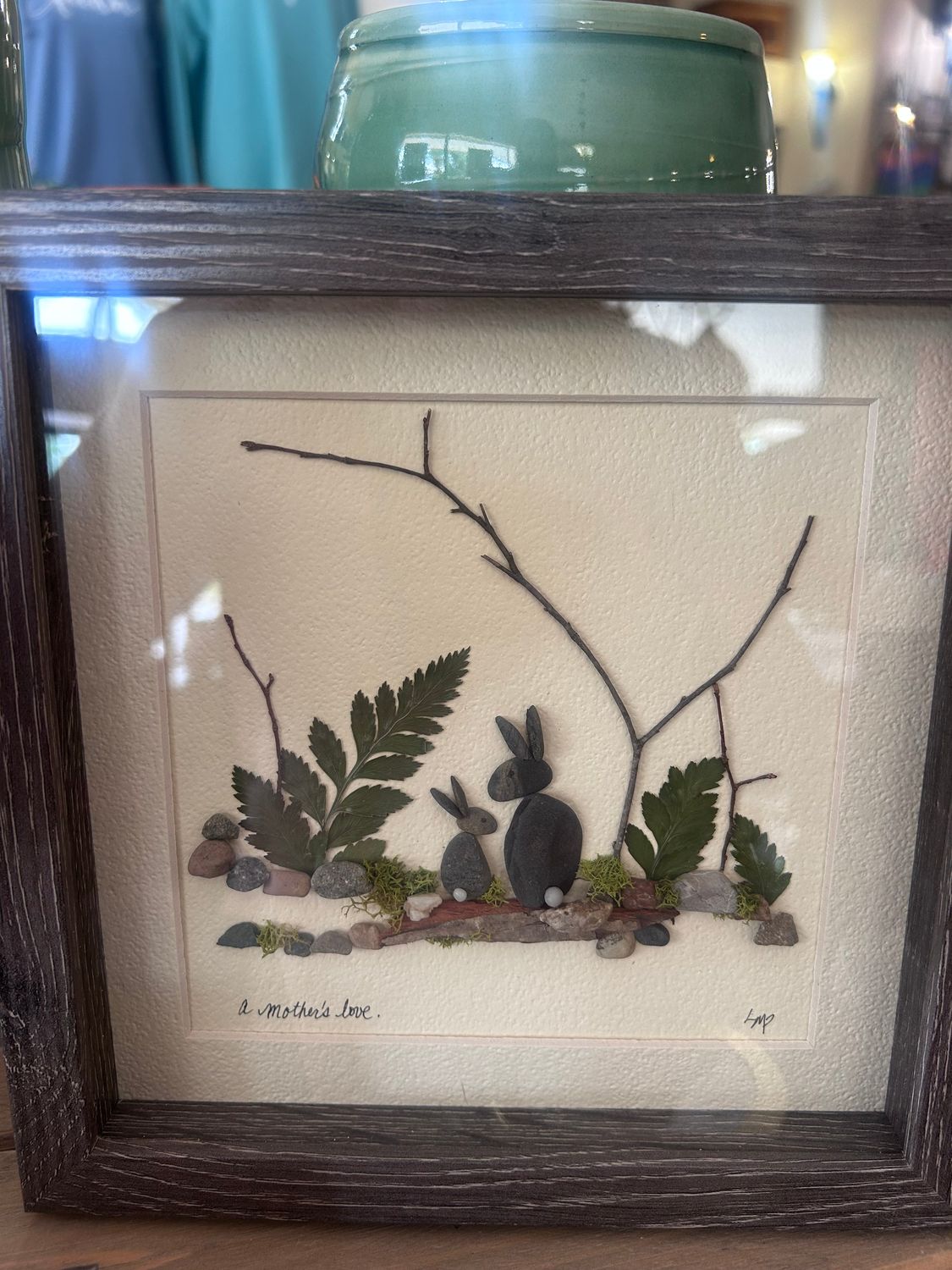 A Mother's Love Pebble Art