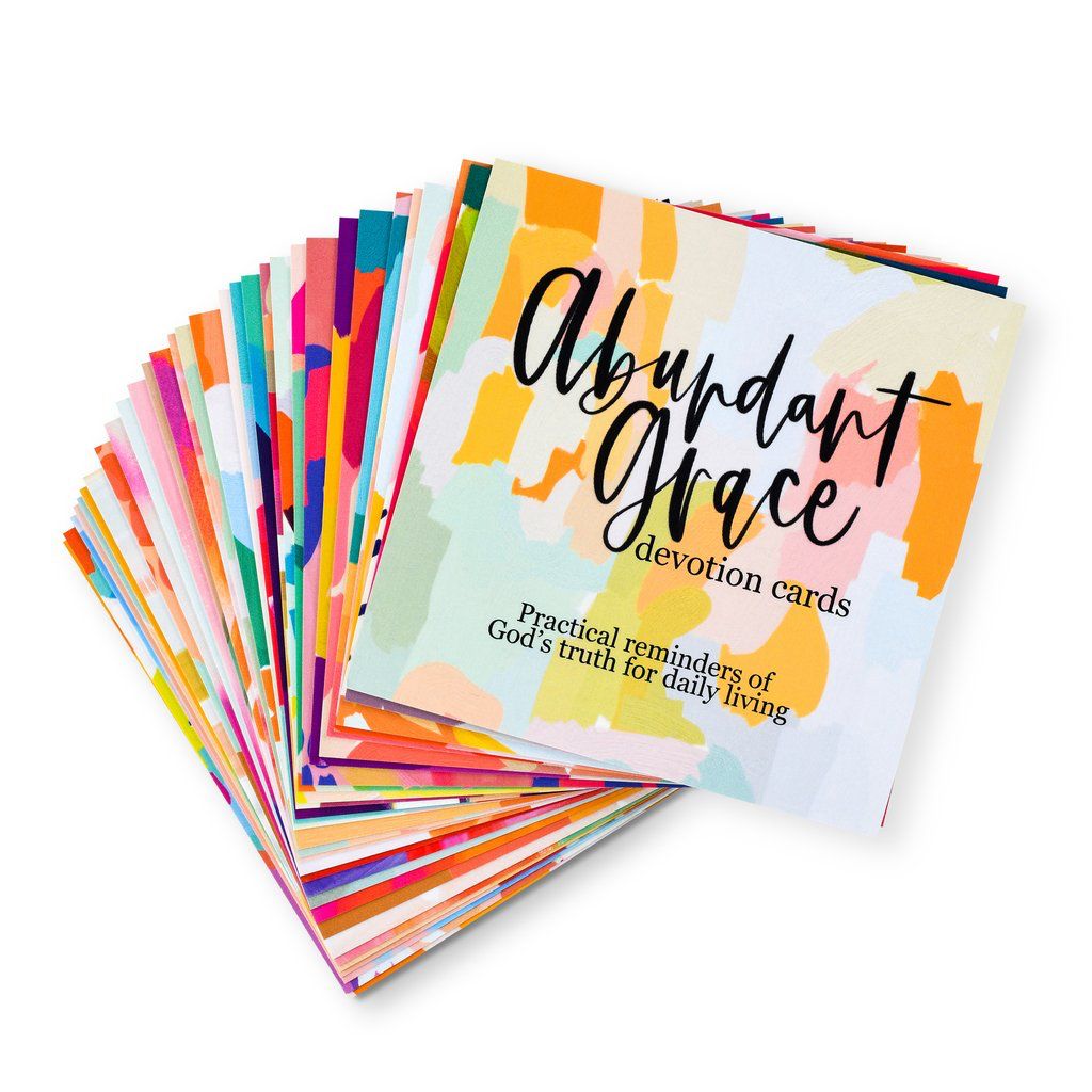 Abundant Grace Devotion Cards with Stand