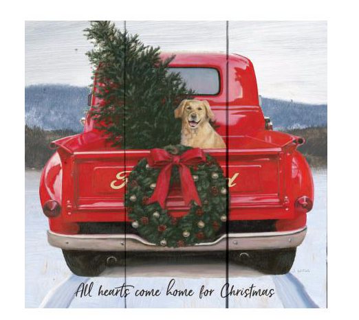 All Hearts Come Home for Christmas- Pallet Sign
