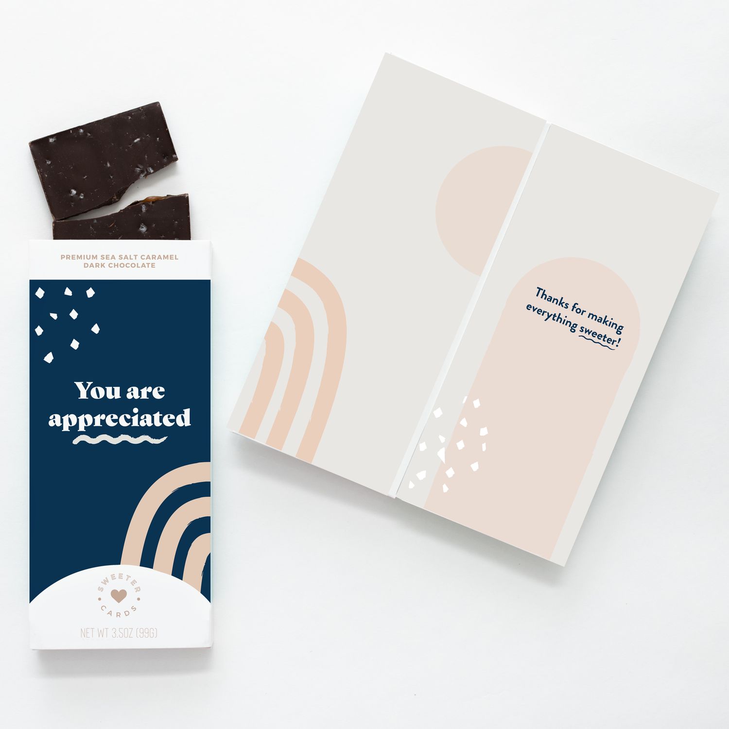 "You are Appreciated" Chocolate Card