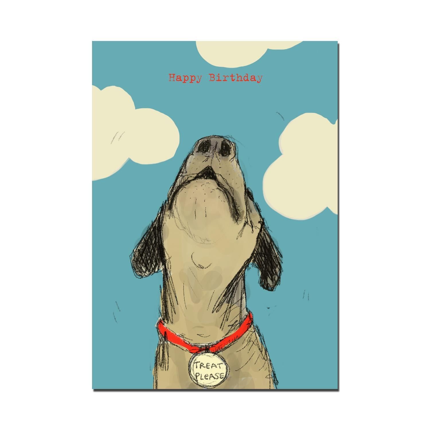 "Treat Please" Birthday Card