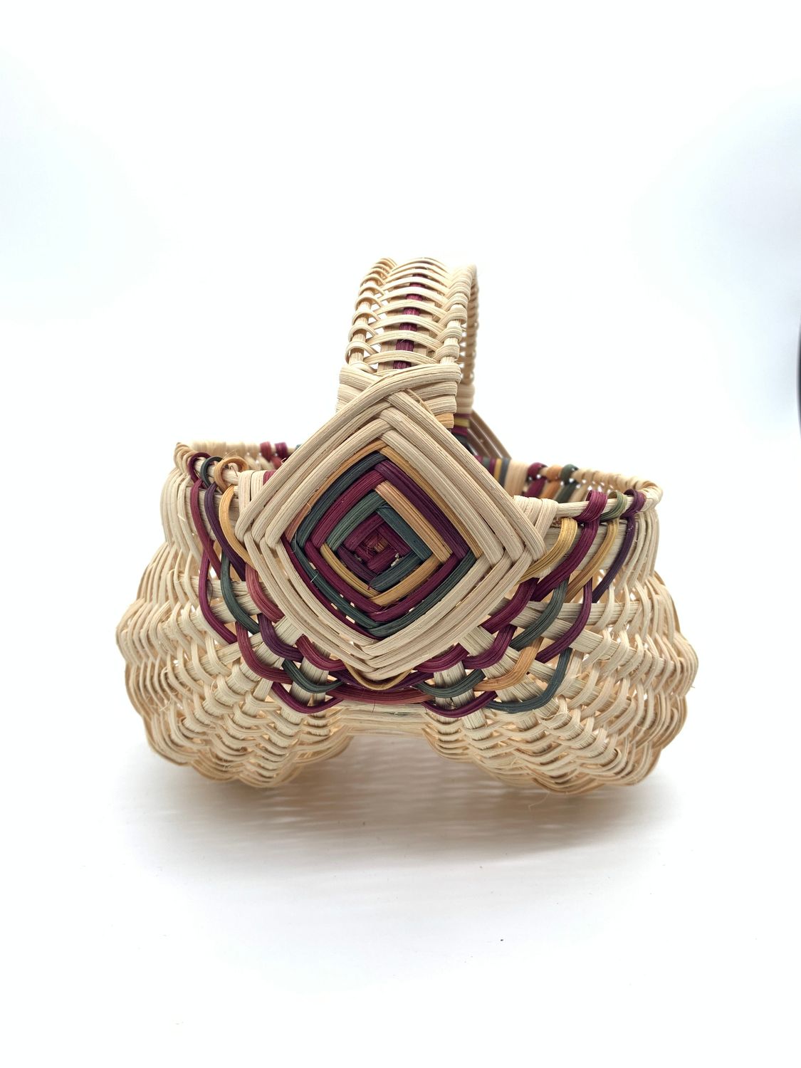 8" Rib Basket with Multicolor Accents