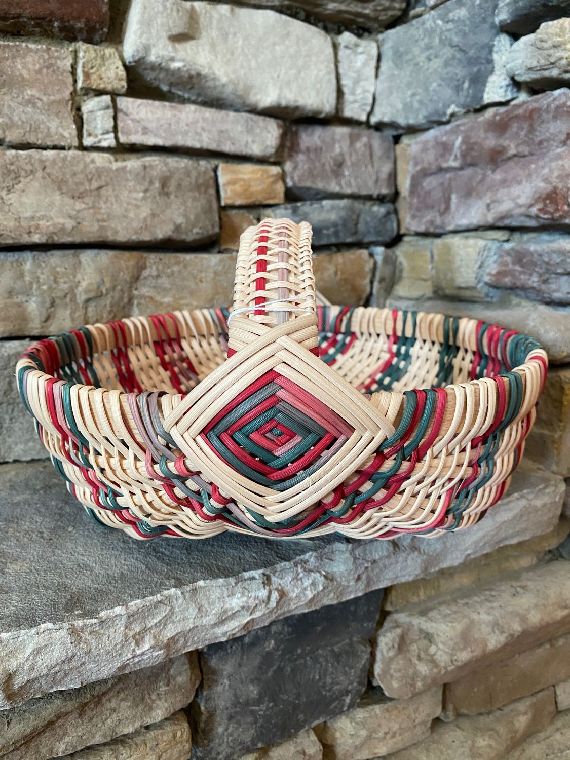 13" Oval Ribbed Basket