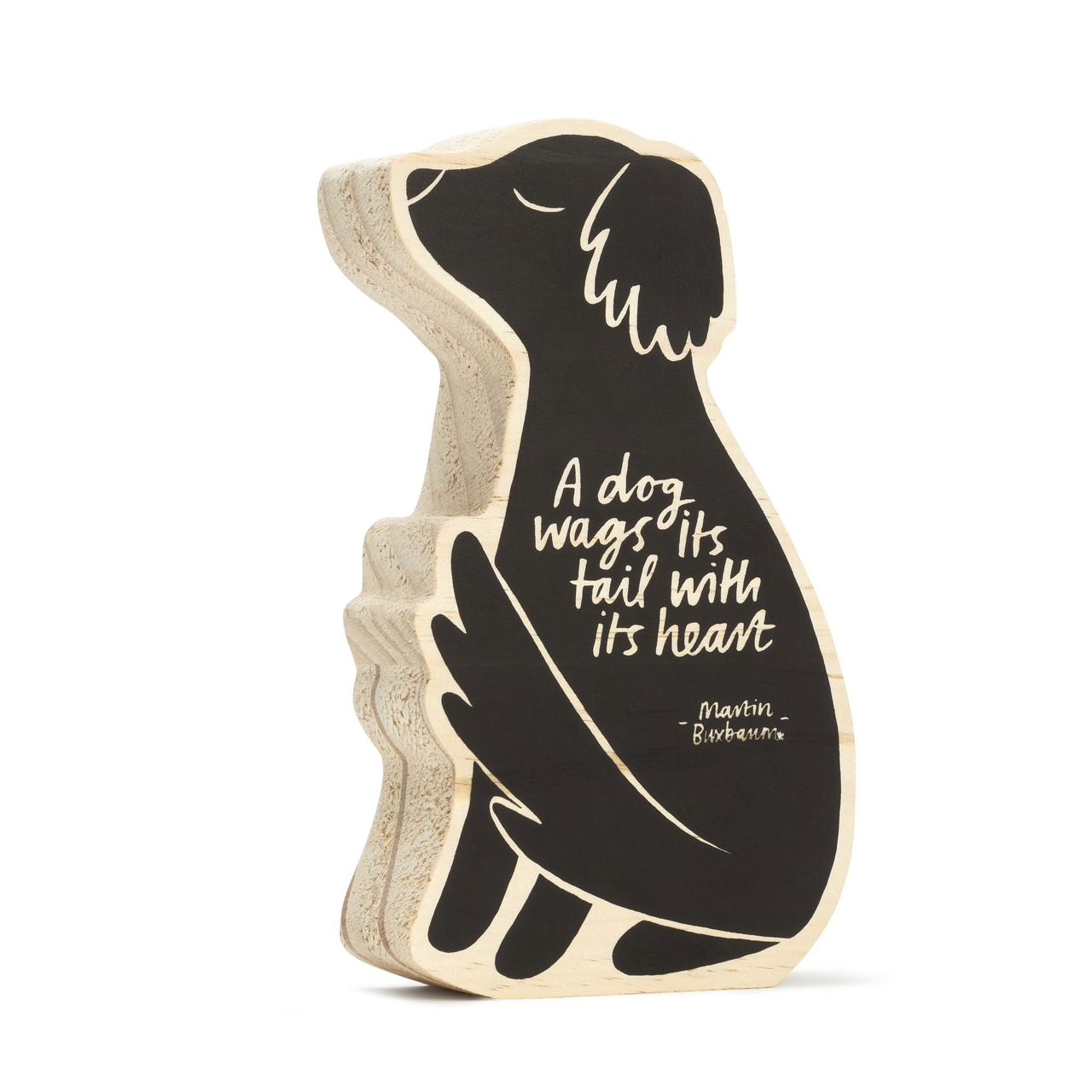 A dog wags its tail with its heart Art Decor